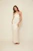 GLOSSY HALTER MAXI DRESS sold by Line & Dot
