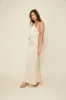 GLOSSY HALTER MAXI DRESS sold by Line & Dot