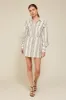 FREDDIE STRIPE MINI DRESS sold by Line & Dot