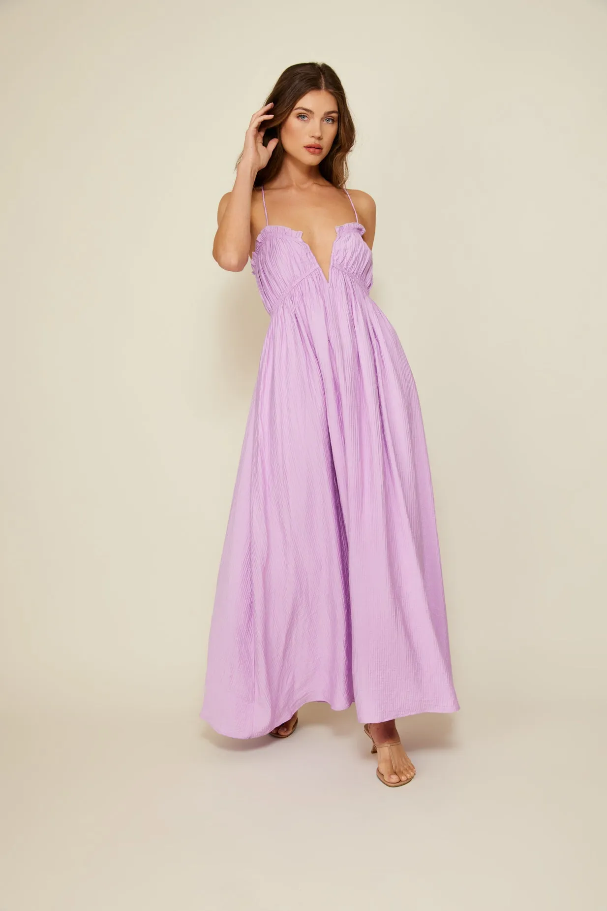 LYLAC MAXI DRESS sold by Line & Dot product image thumbnail 2