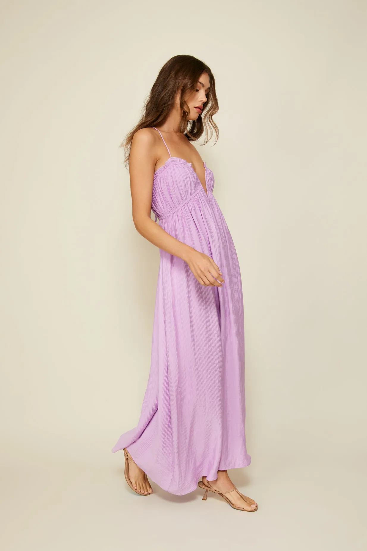 LYLAC MAXI DRESS sold by Line & Dot product image thumbnail 3