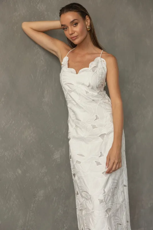 MORNING GLORY MIDI DRESS sold by Line & Dot