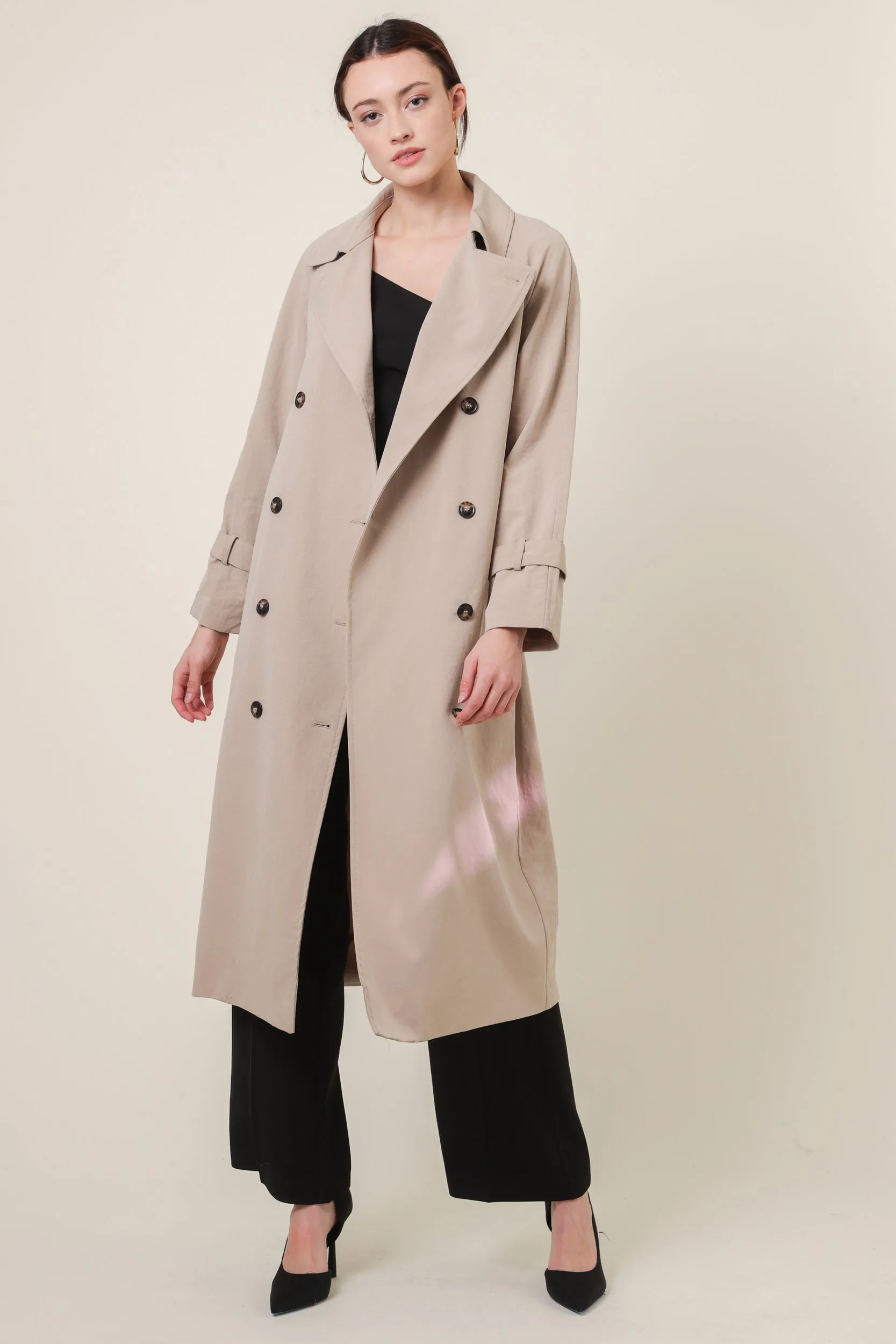 PEYTON TRENCH COAT sold by Line & Dot