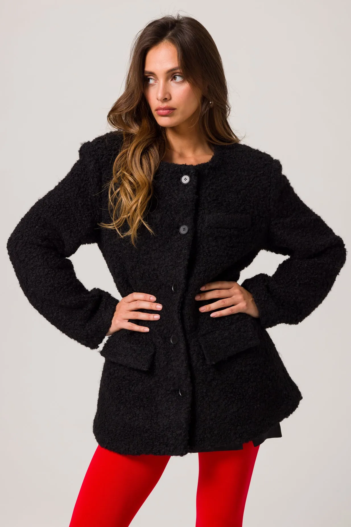 ANGIE SHEARLING JACKET sold by Line & Dot product image thumbnail 2
