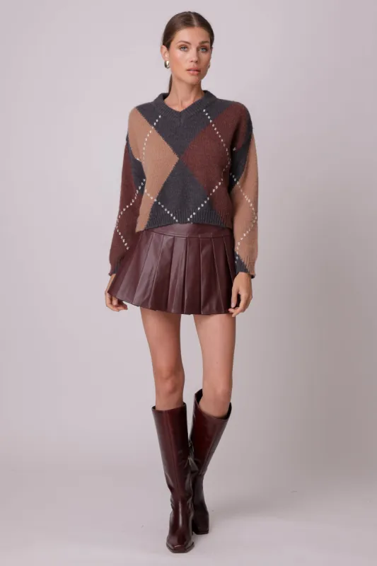 KEIKO PLEATED SKIRT sold by Line & Dot