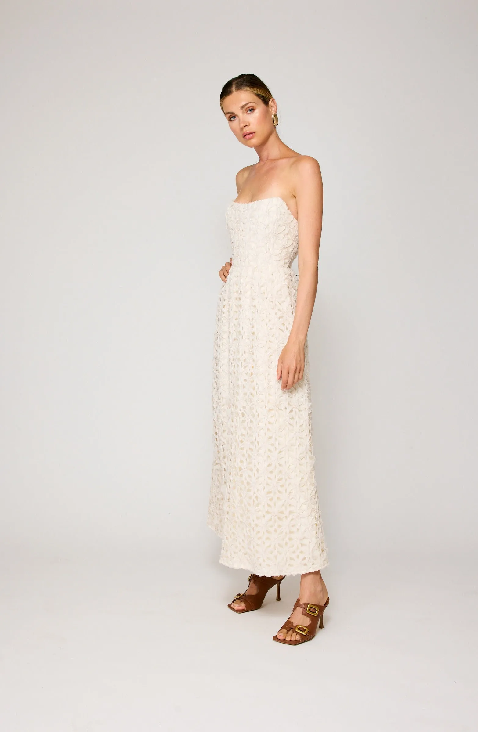 ARIS STRAPLESS MAXI DRESS sold by Line & Dot product image thumbnail 4