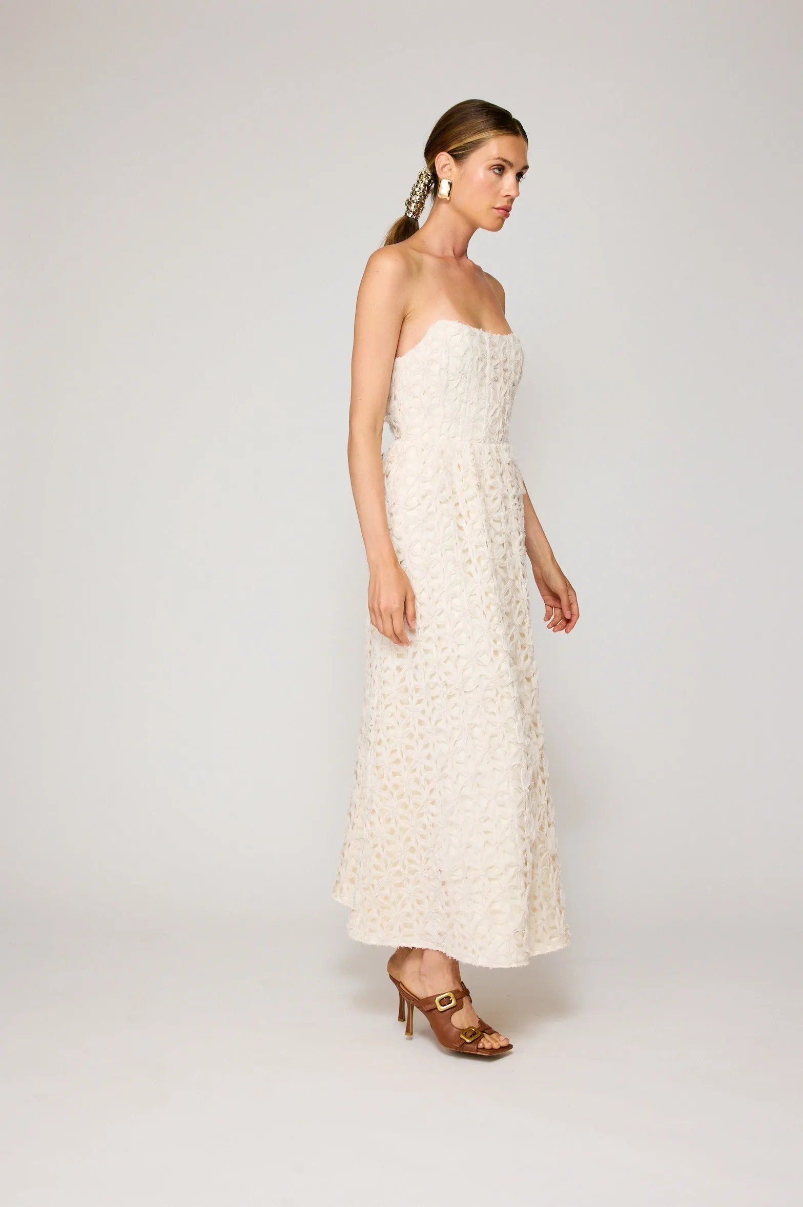 ARIS STRAPLESS MAXI DRESS sold by Line & Dot product image thumbnail 5
