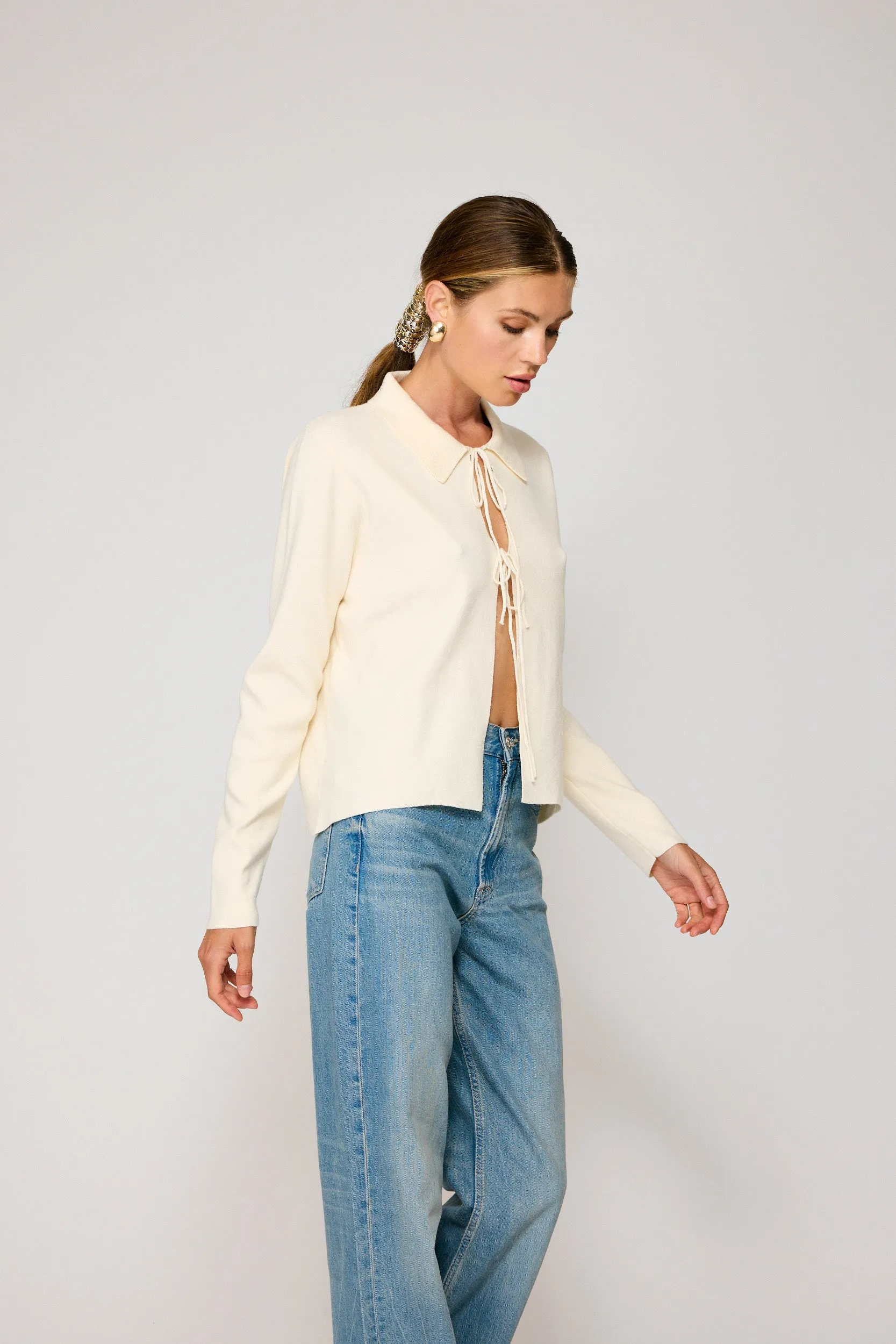 ANOUK TIED DETAILED SWEATER TOP sold by Line & Dot product image thumbnail 5