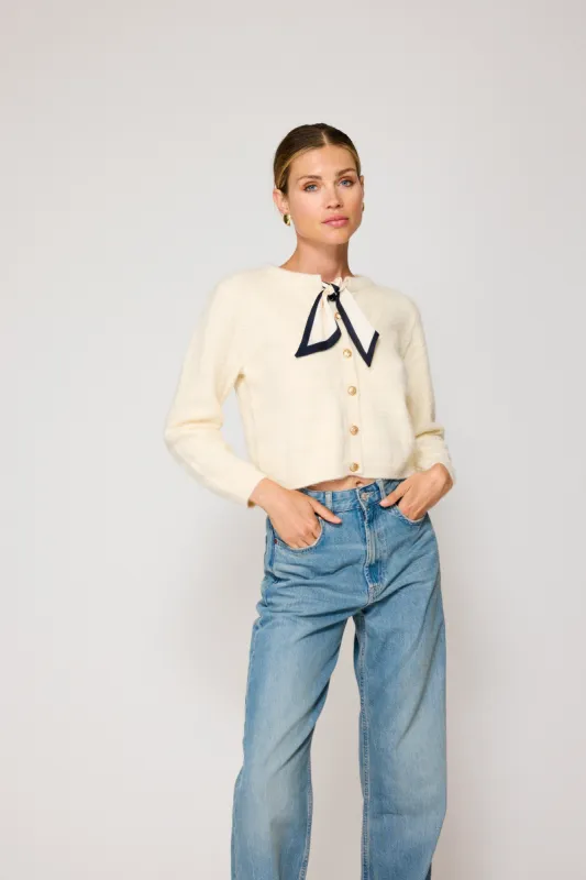 AGNES SCARF SWEATER sold by Line & Dot