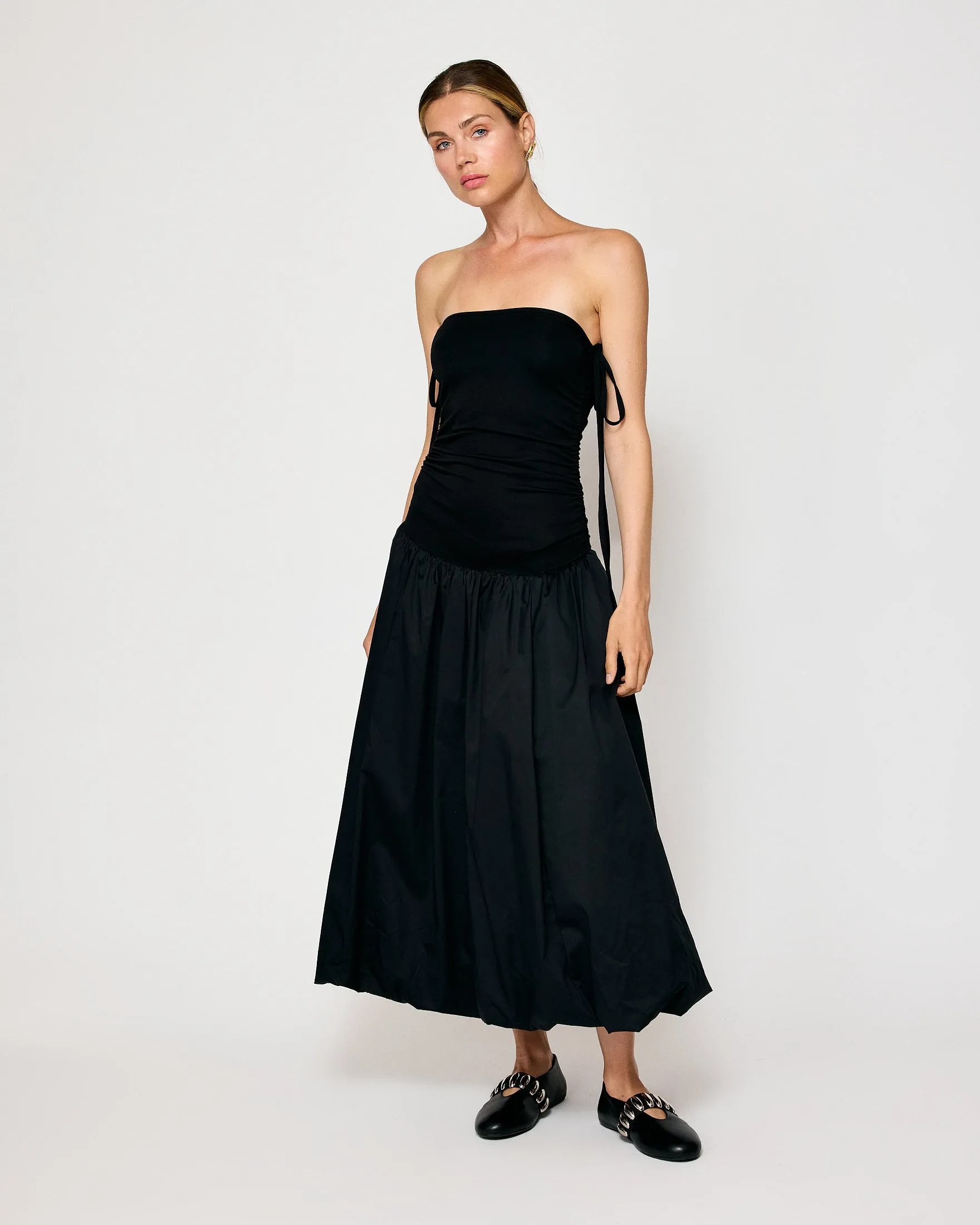 LIANNA MIX-MEDIA DRESS sold by Line & Dot product image thumbnail 2