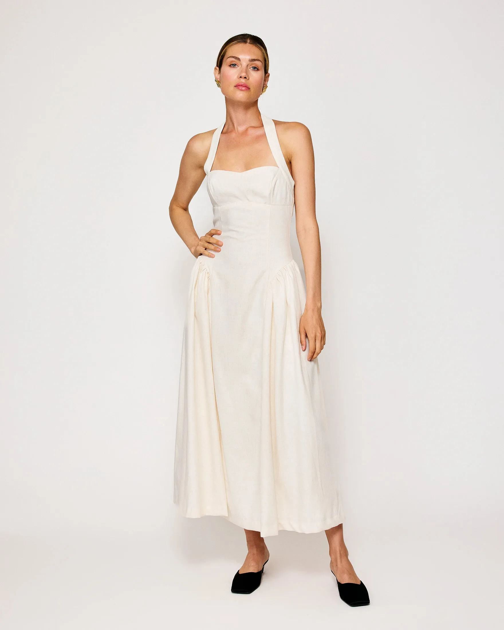 GRETA HALTER MAXI DRESS sold by Line & Dot product image thumbnail 2