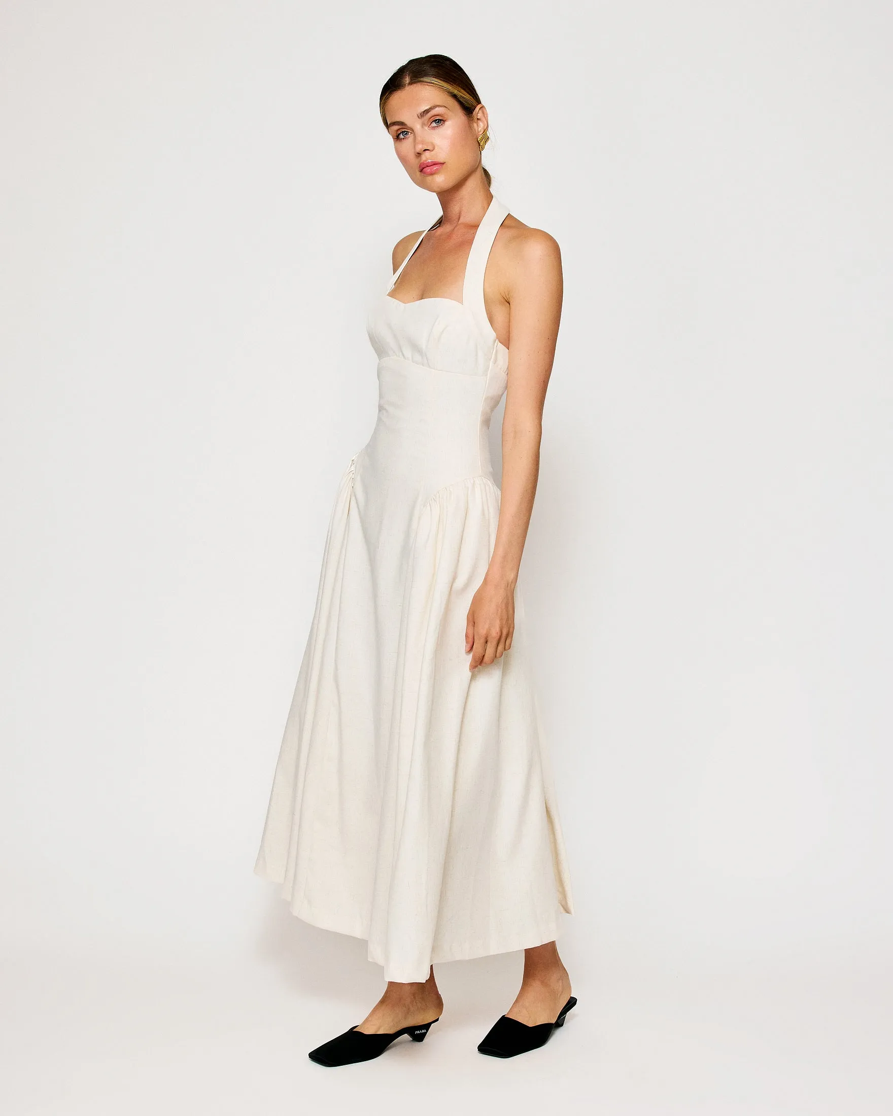 GRETA HALTER MAXI DRESS sold by Line & Dot product image thumbnail 3