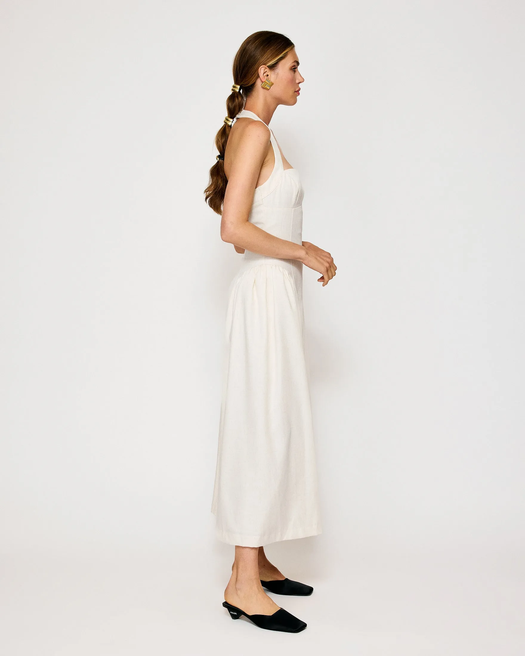 GRETA HALTER MAXI DRESS sold by Line & Dot product image thumbnail 5