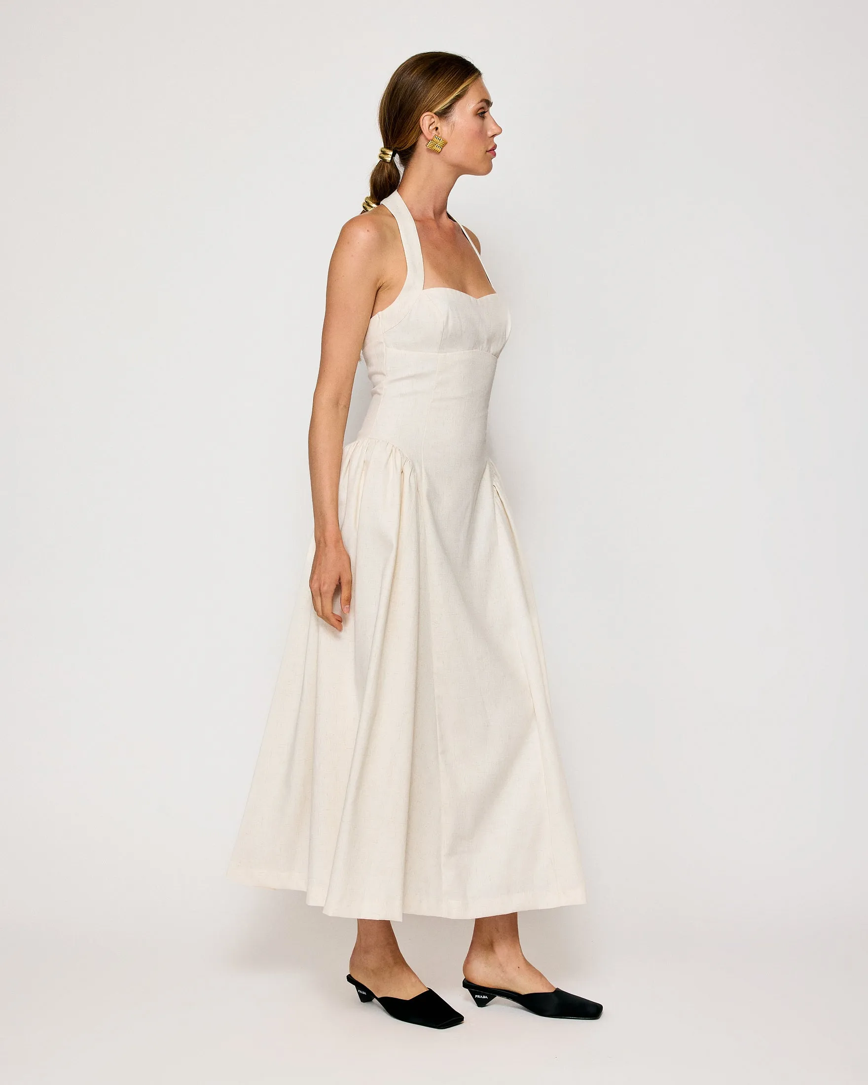 GRETA HALTER MAXI DRESS sold by Line & Dot product image thumbnail 4