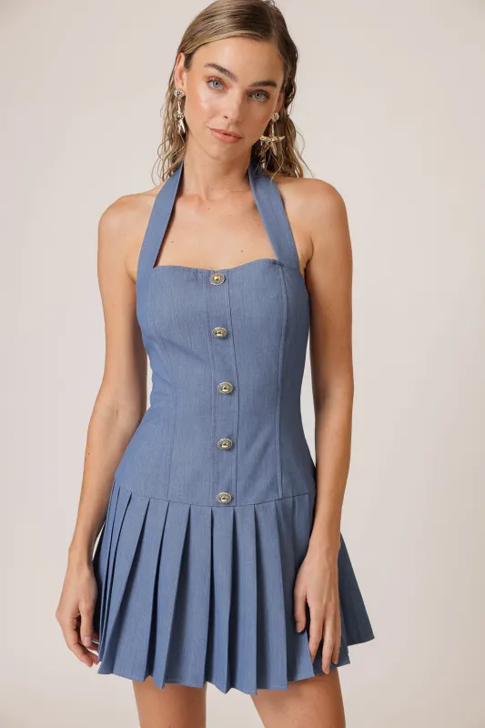RAQUEL MINI DRESS sold by Line & Dot