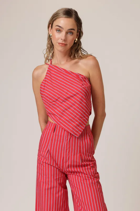 CLAUDINE ASYMMETRICAL TOP sold by Line & Dot