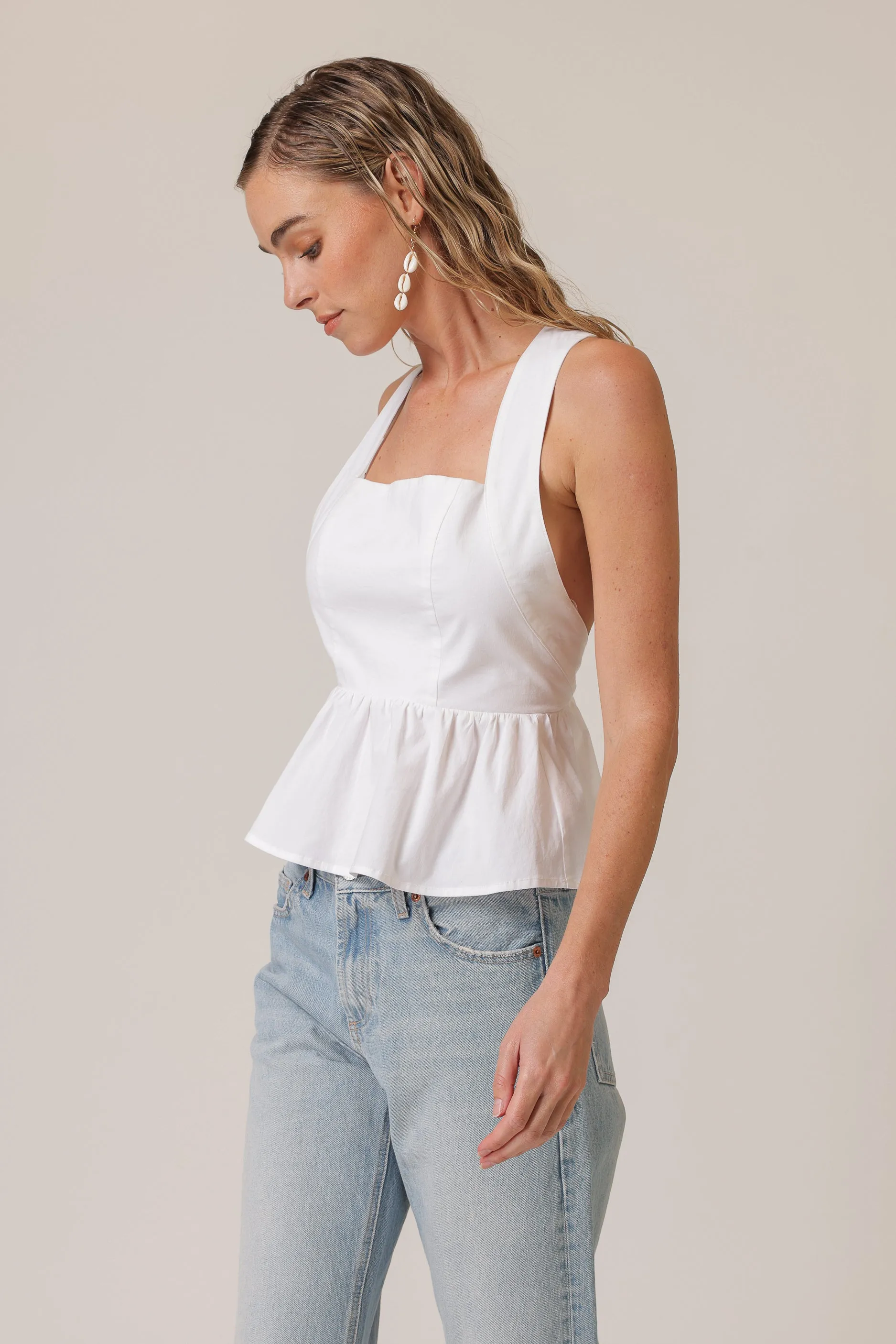 ESSIE PEPLUM TOP sold by Line & Dot product image thumbnail 4