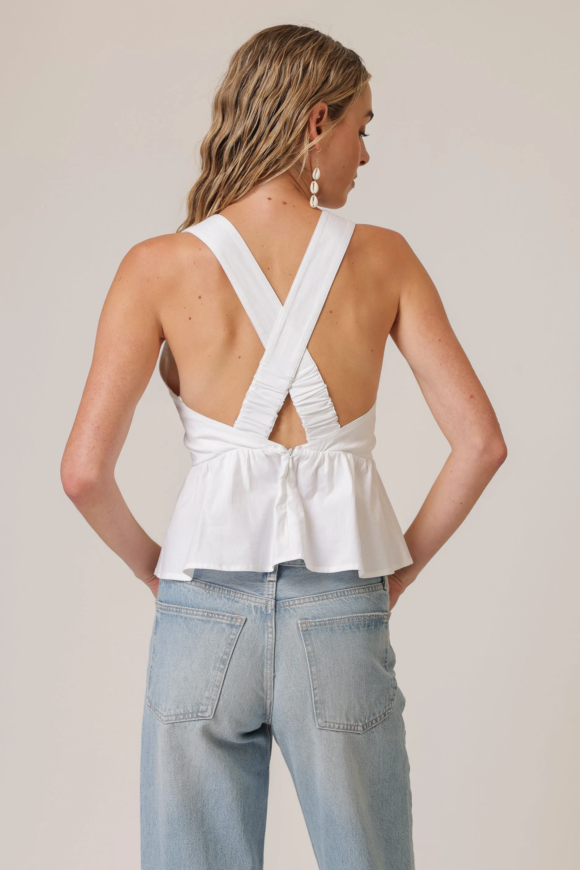 ESSIE PEPLUM TOP sold by Line & Dot product image thumbnail 3