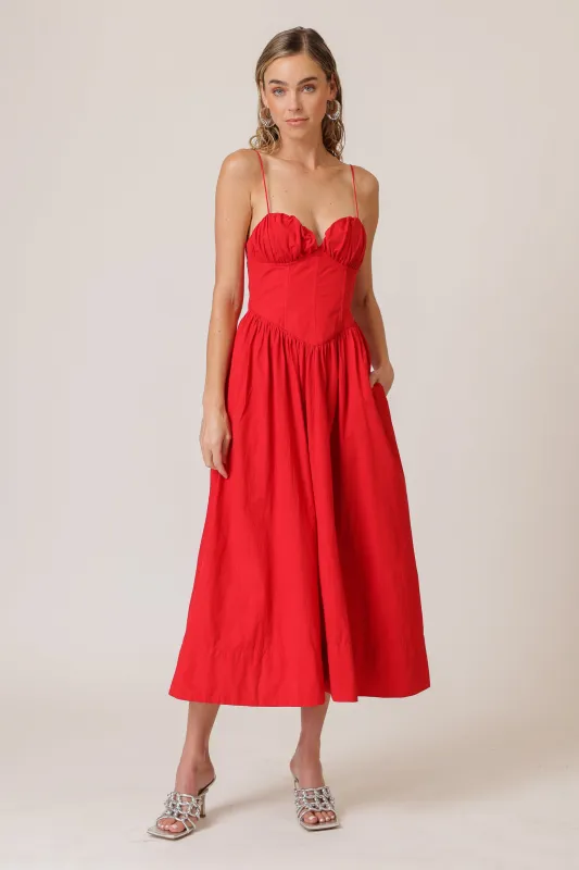 CARMIN MAXI DRESS made by Line & Dot