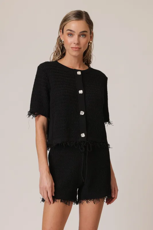 SANCIA BUTTON DOWN TOP sold by Line & Dot