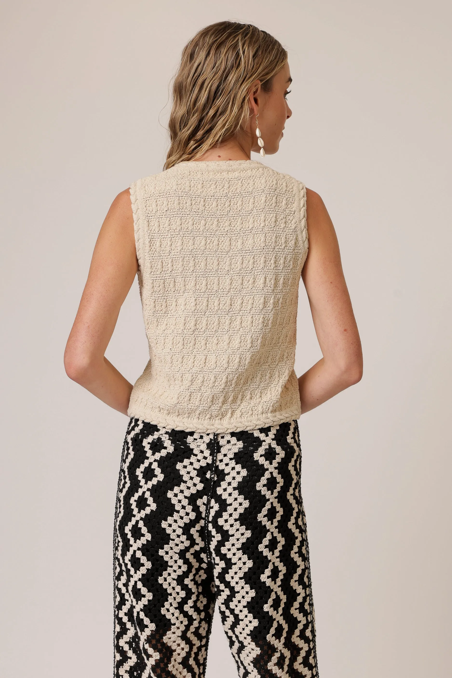 RIYA SWEATER VEST sold by Line & Dot product image thumbnail 3