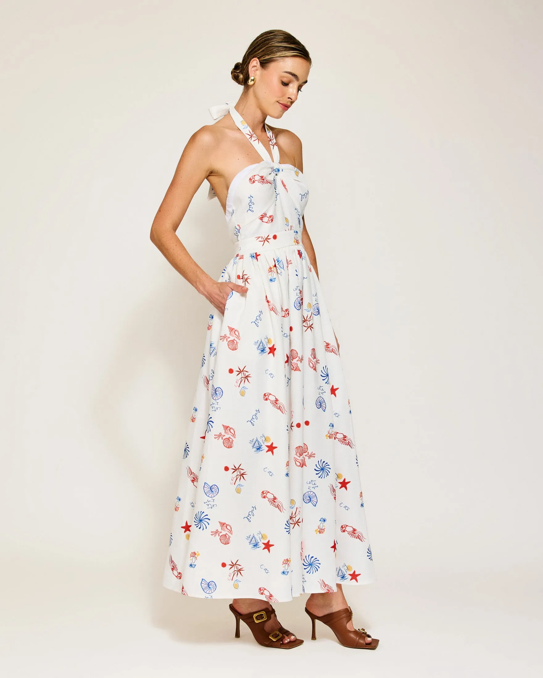 REETA MIDI DRESS sold by Line & Dot product image thumbnail 3