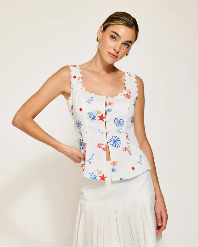 REETA TOP sold by Line & Dot