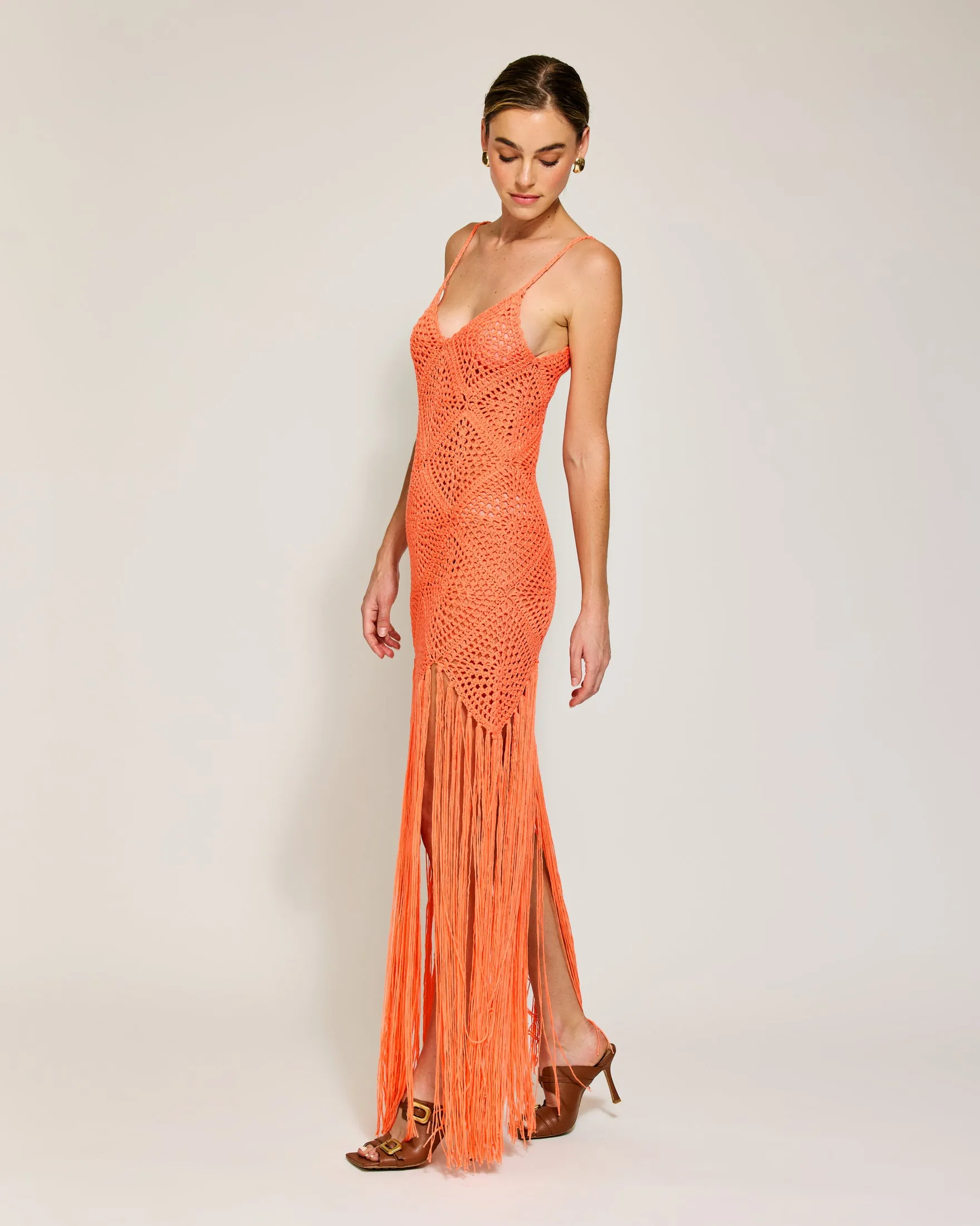 WANDERING CROCHET DRESS sold by Line & Dot product image thumbnail 4