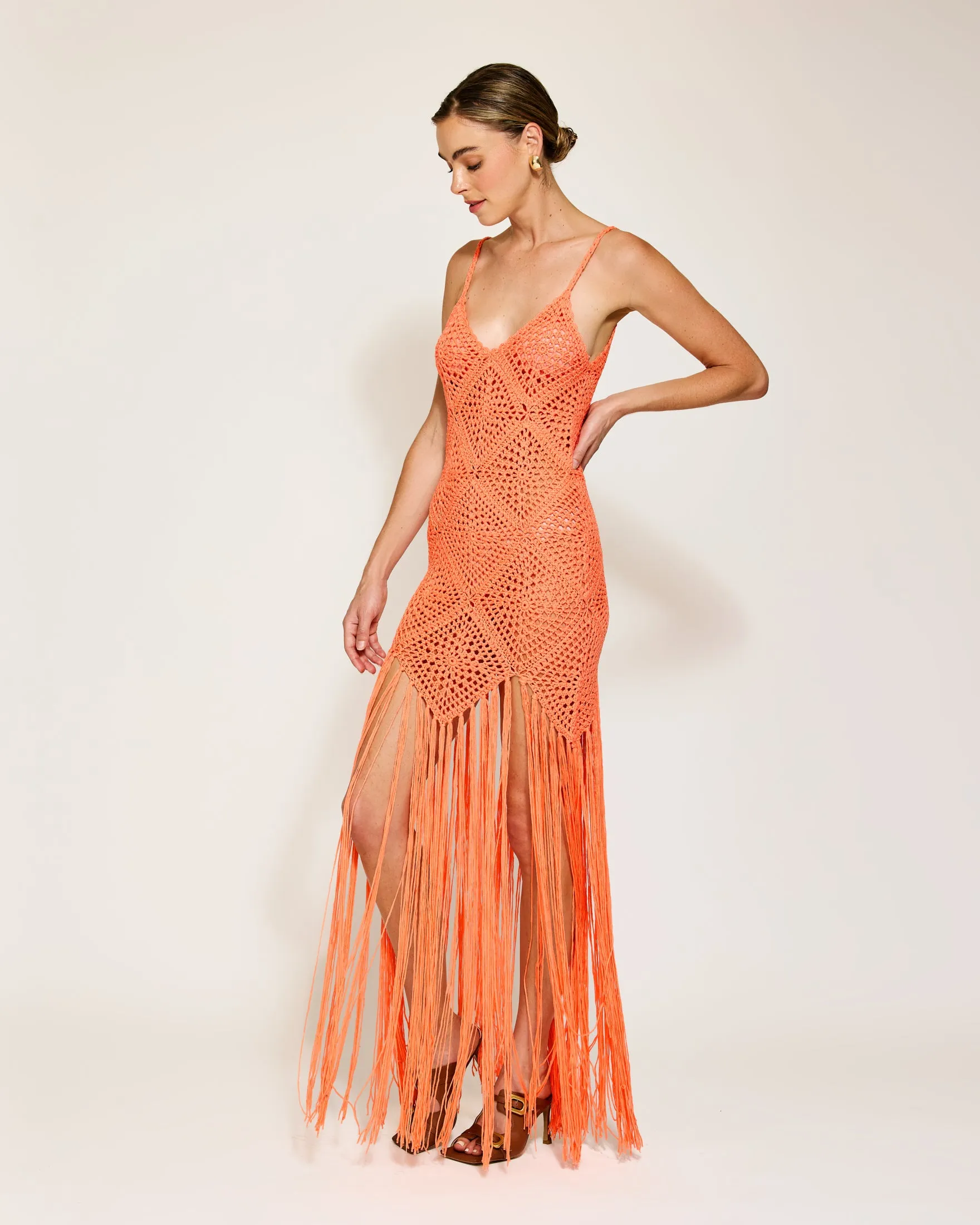 WANDERING CROCHET DRESS sold by Line & Dot product image thumbnail 3