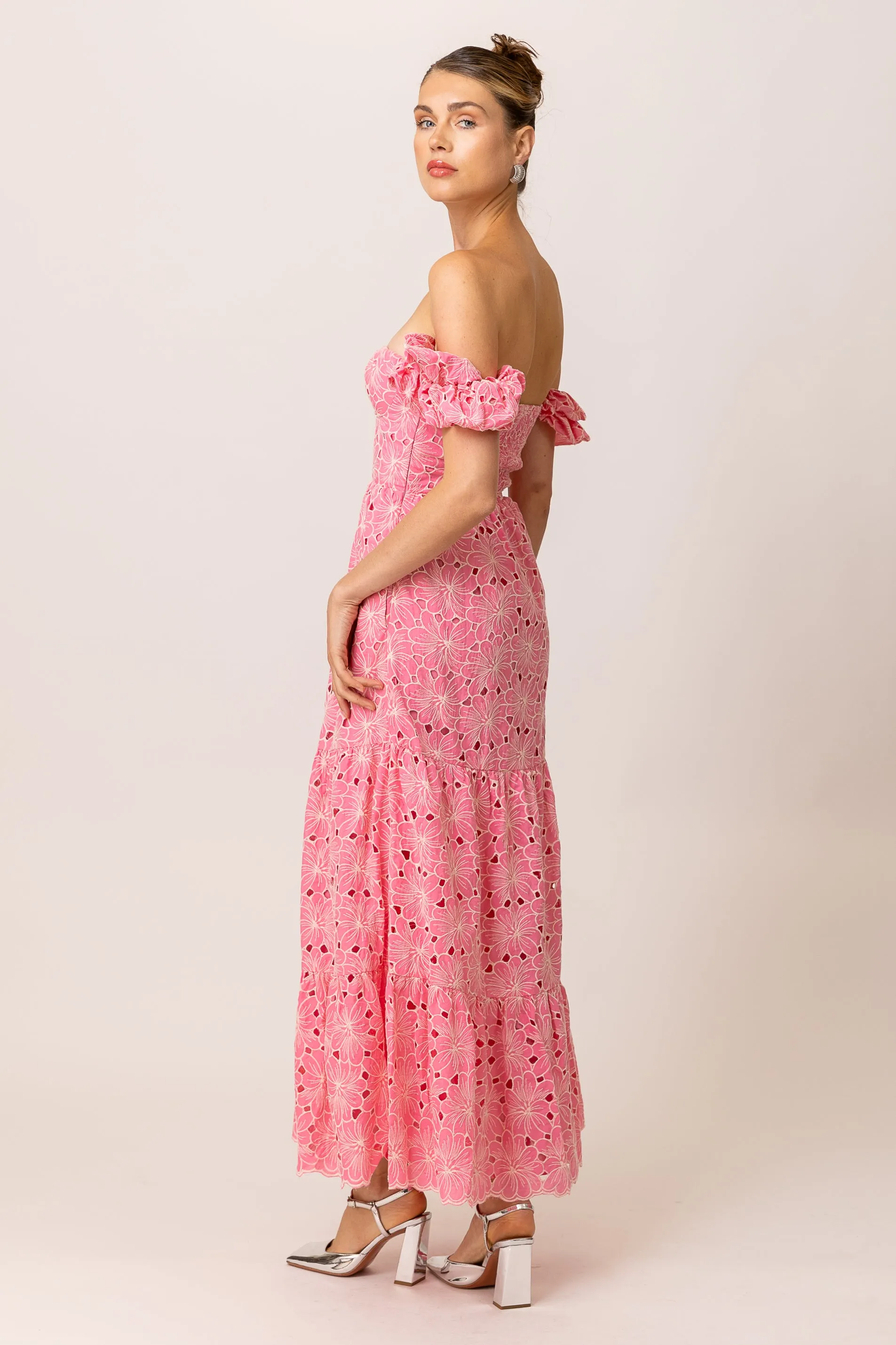 TASIA OFF THE SHOULDER MAXI DRESS sold by Line & Dot product image thumbnail 2