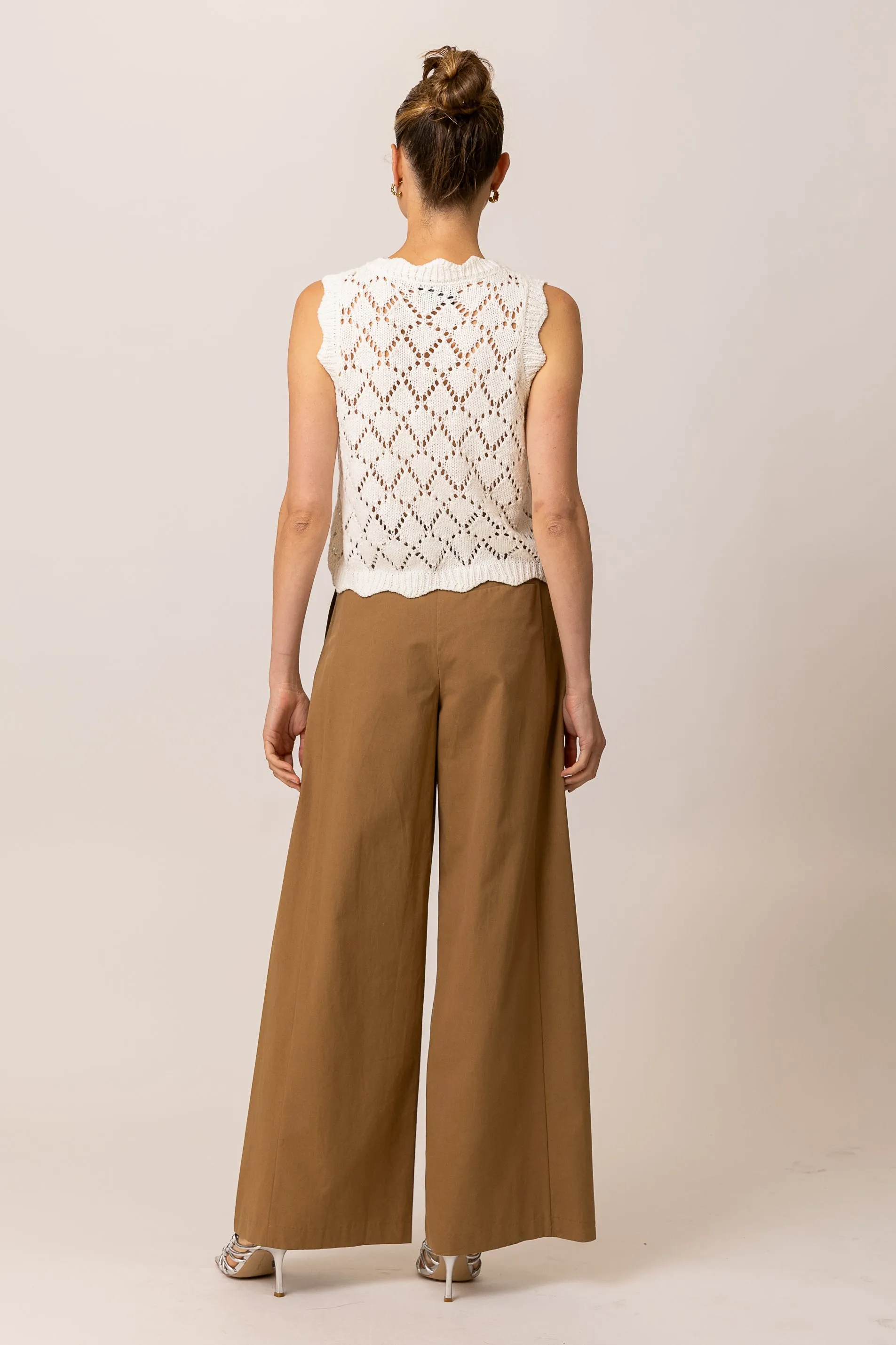 ALEZA TIED SWEATER VEST sold by Line & Dot product image thumbnail 2