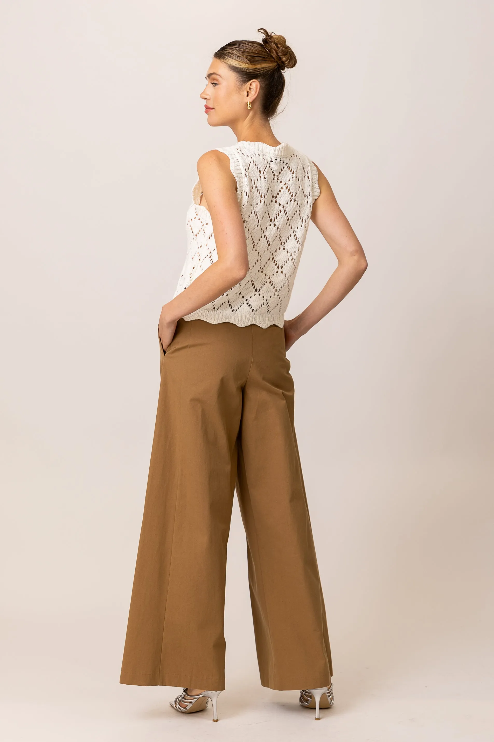 ALEZA TIED SWEATER VEST sold by Line & Dot product image thumbnail 3