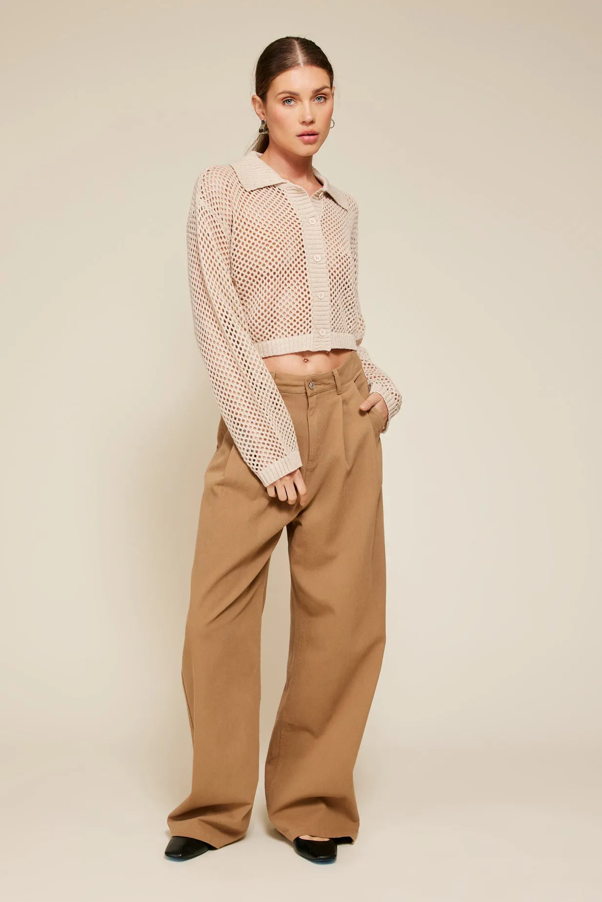 DIDI CROCHET TOP sold by Line & Dot