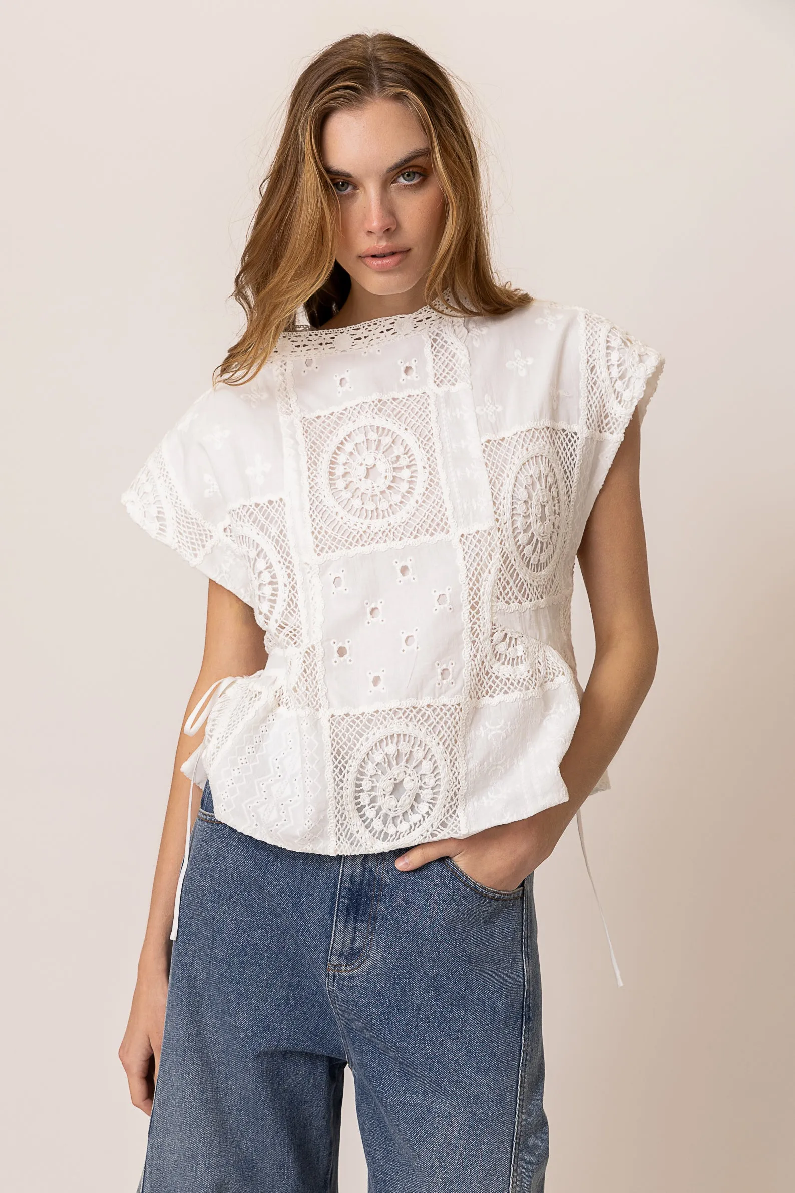 BIVA TUNIC TOP sold by Line & Dot