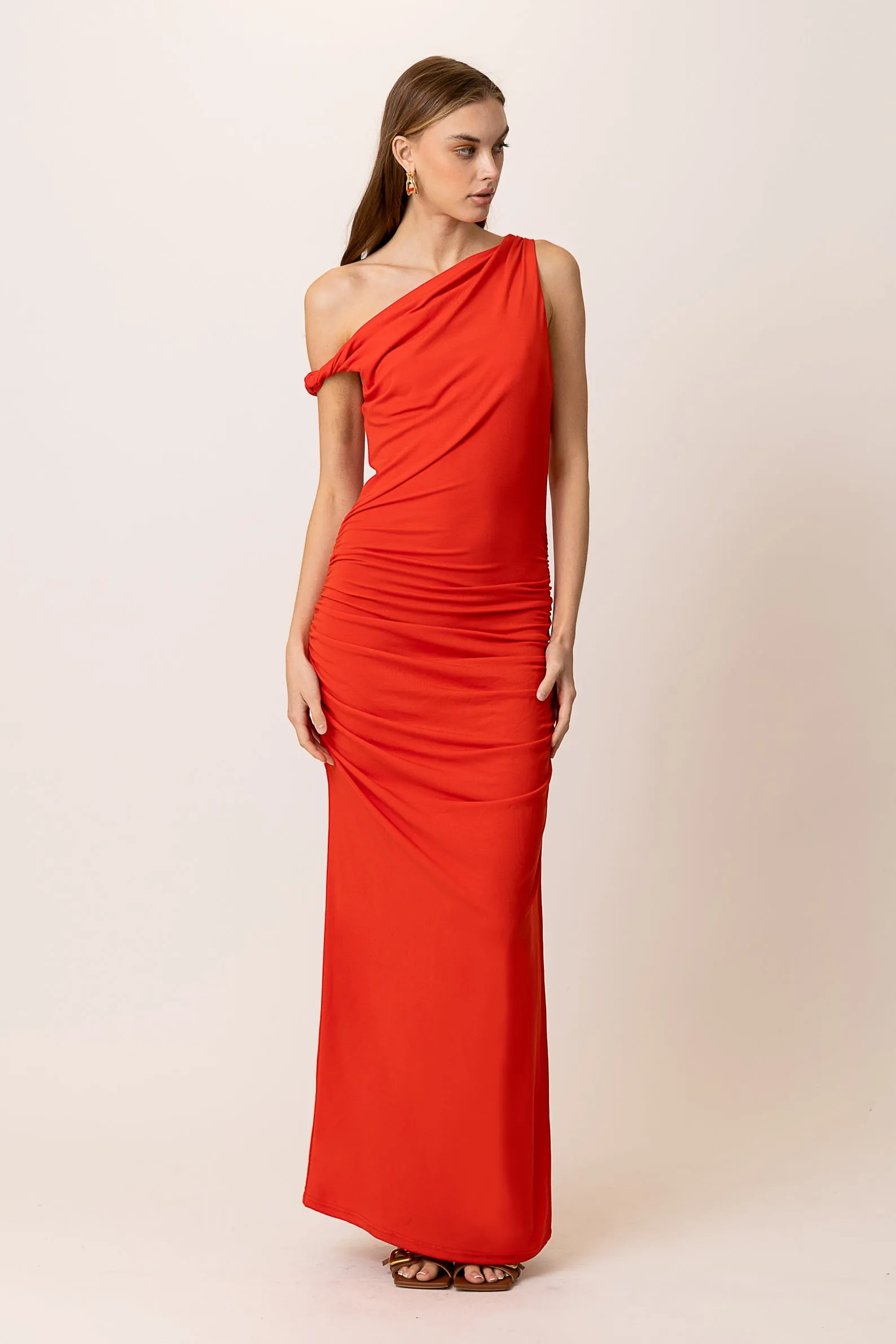 ERINA ASYMMETRICAL MAXI DRESS sold by Line & Dot