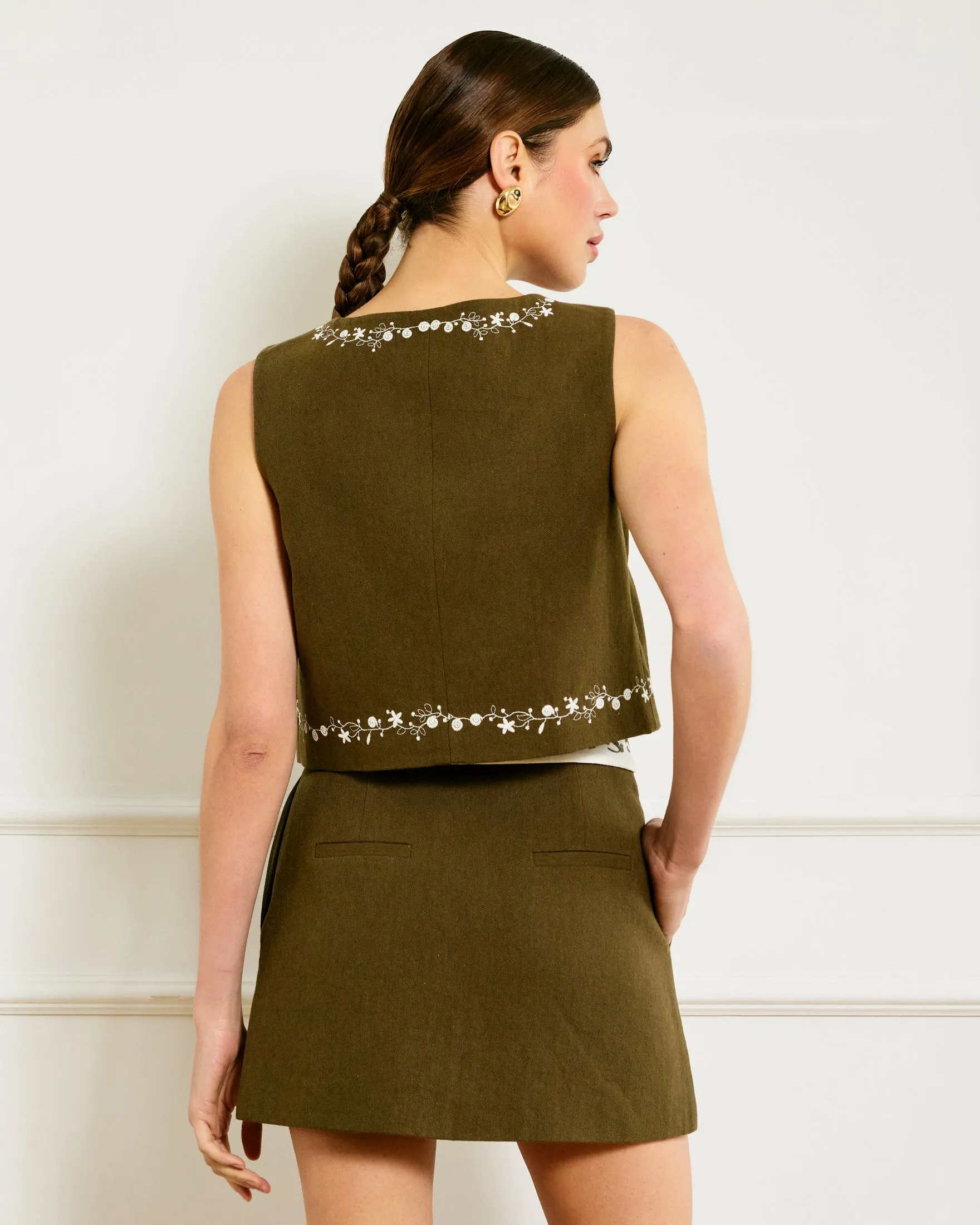 BREA MINI SKIRT sold by Line & Dot product image thumbnail 4