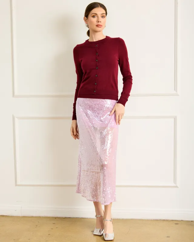 ODESSA SEQUINS SKIRT sold by Line & Dot
