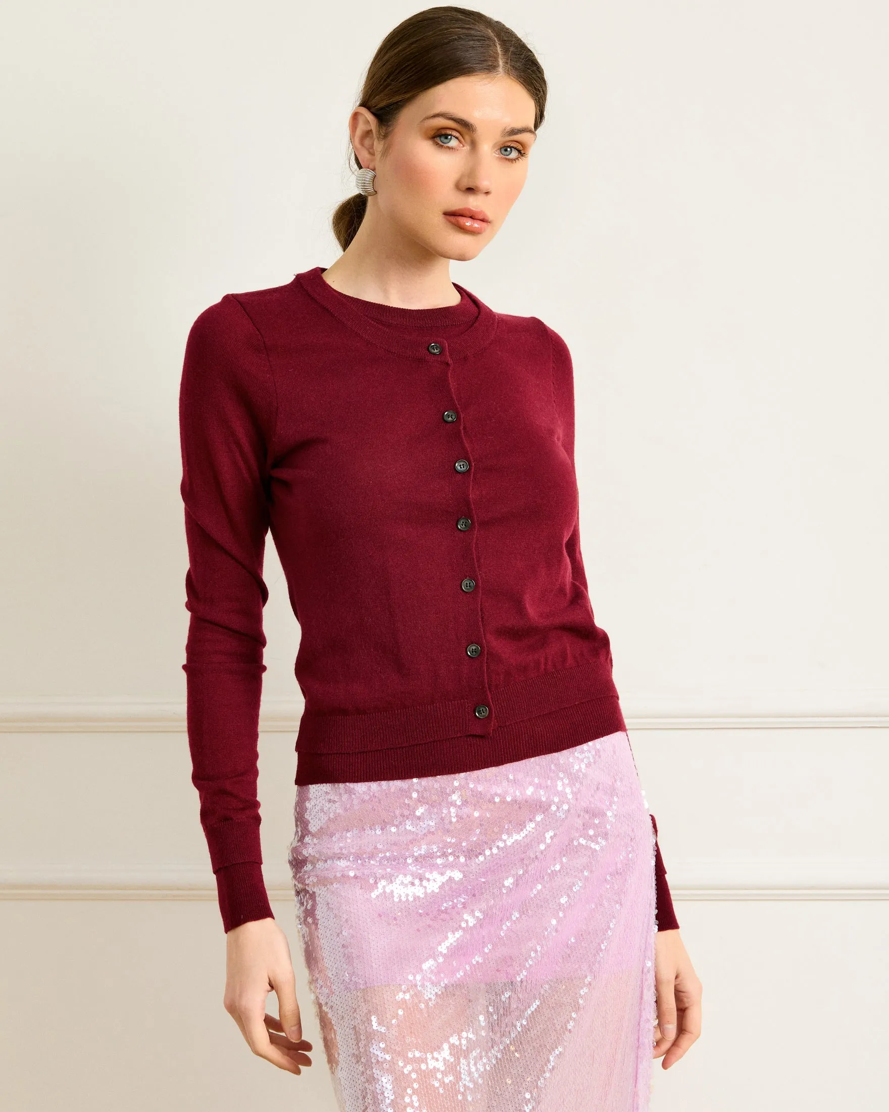 AYLA DOUBLE LAYERED SWEATER sold by Line & Dot