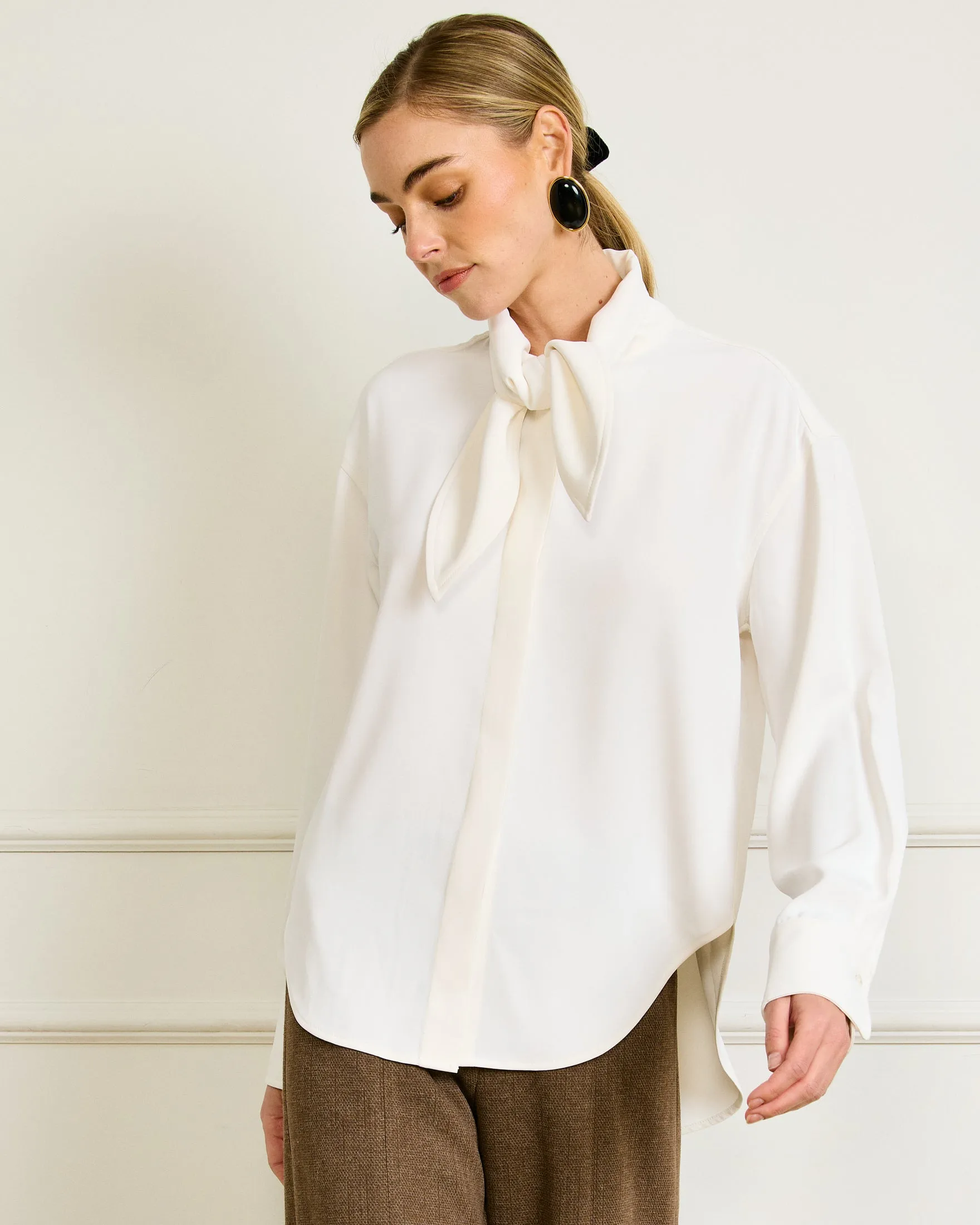 SEREN TIED BLOUSE sold by Line & Dot product image thumbnail 2