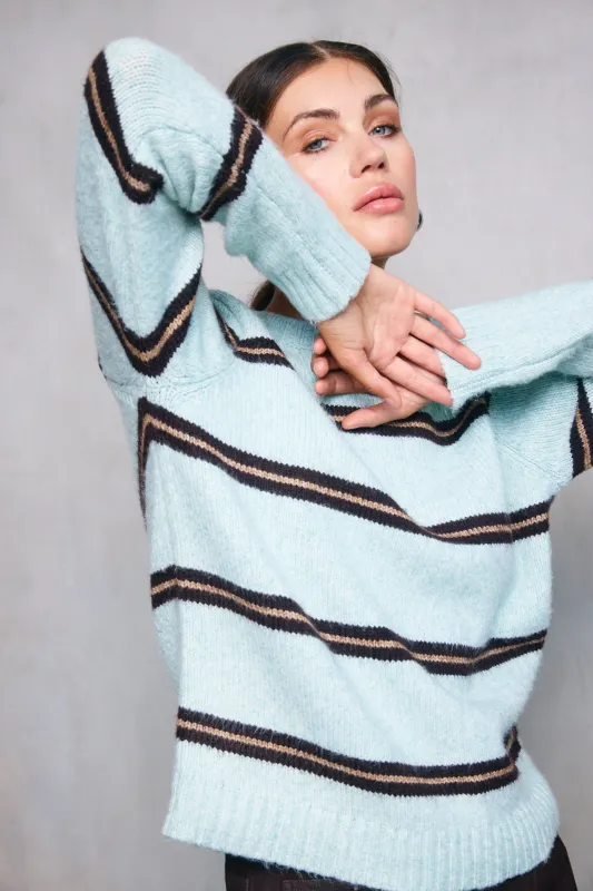 DAX STRIPE SWEATER sold by Line & Dot