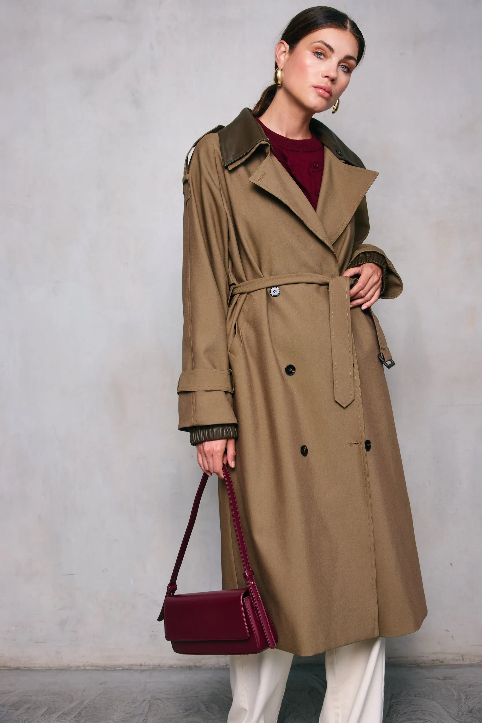 LINDEN TRENCH COAT sold by Line & Dot