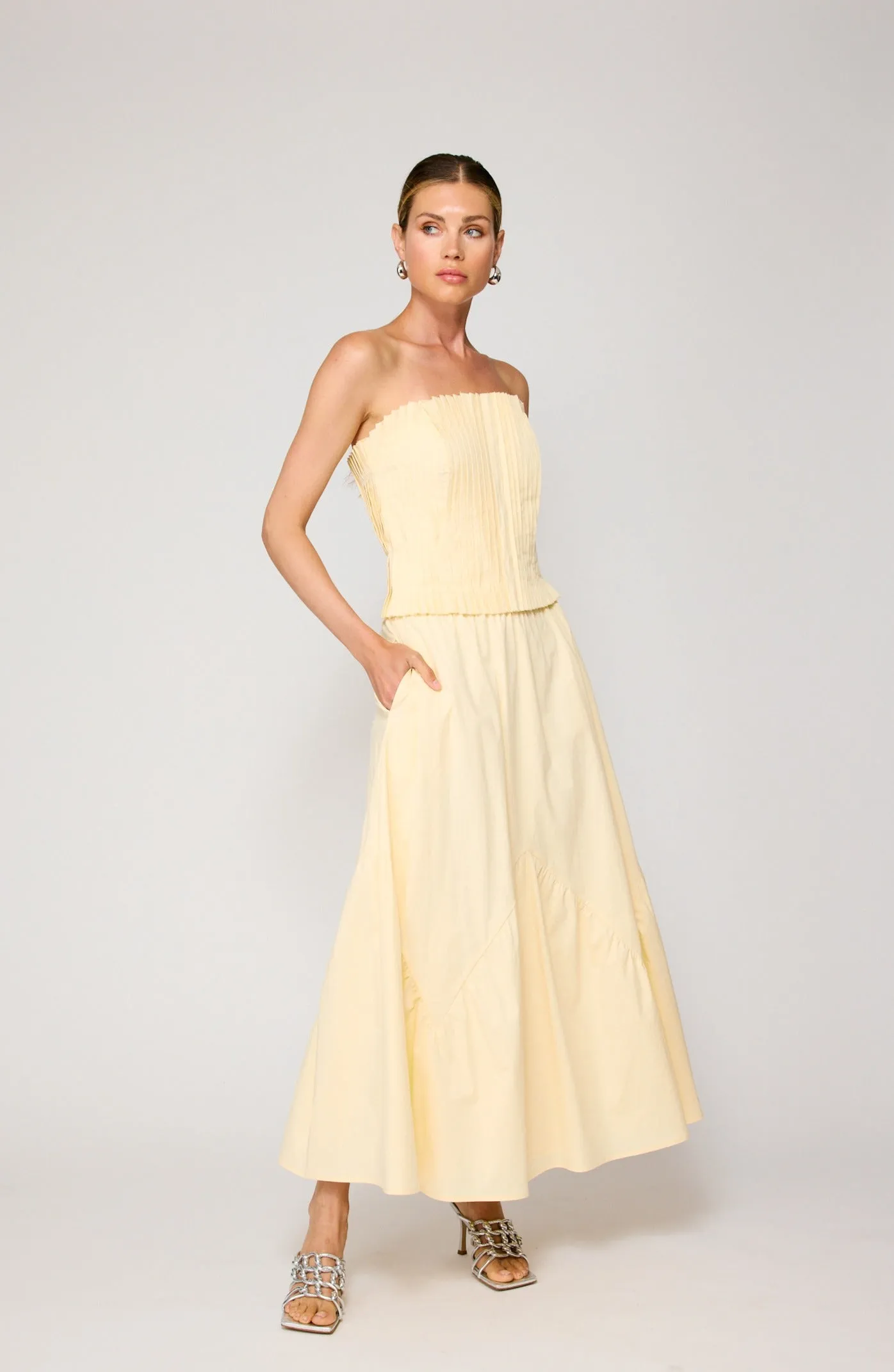 ABBOTT PLEATED TUBE TOP sold by Line & Dot product image thumbnail 4