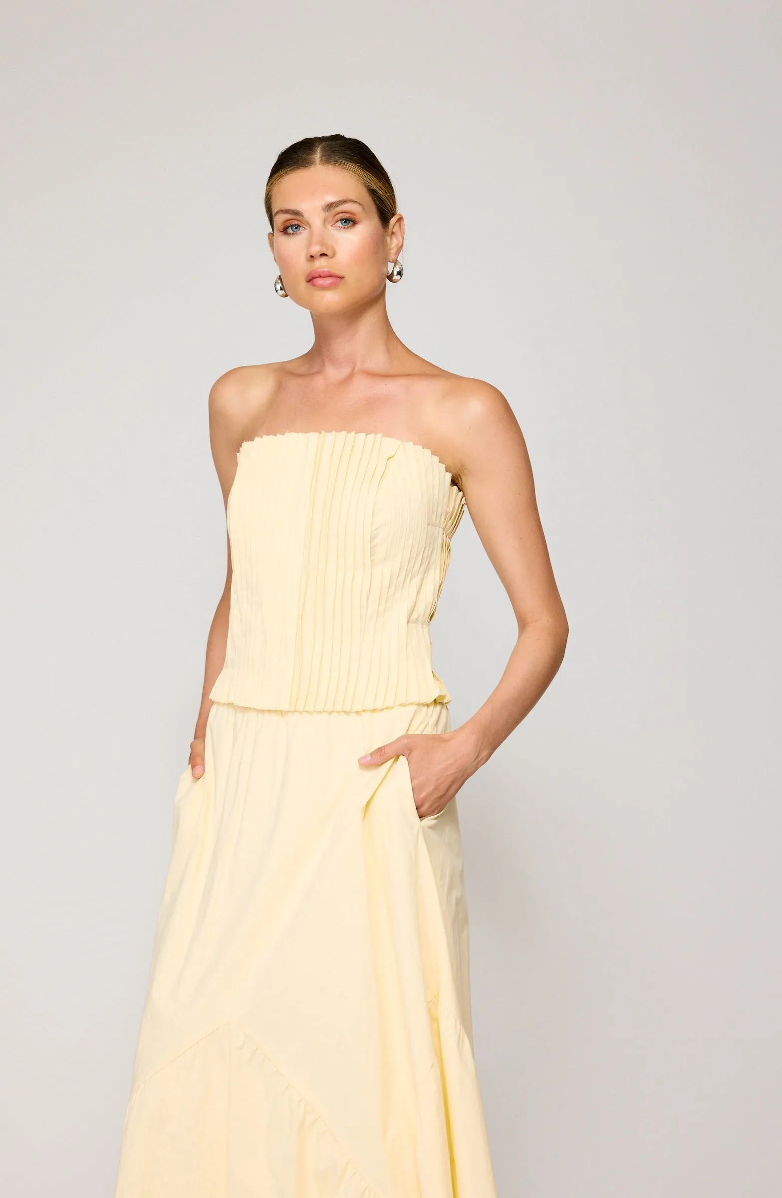 ABBOTT PLEATED TUBE TOP sold by Line & Dot product image thumbnail 3