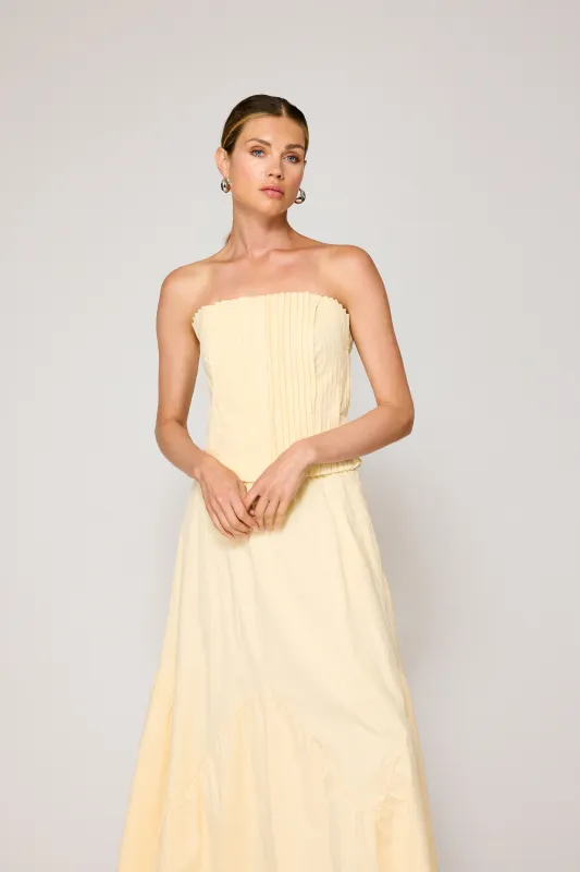 ABBOTT PLEATED TUBE TOP sold by Line & Dot