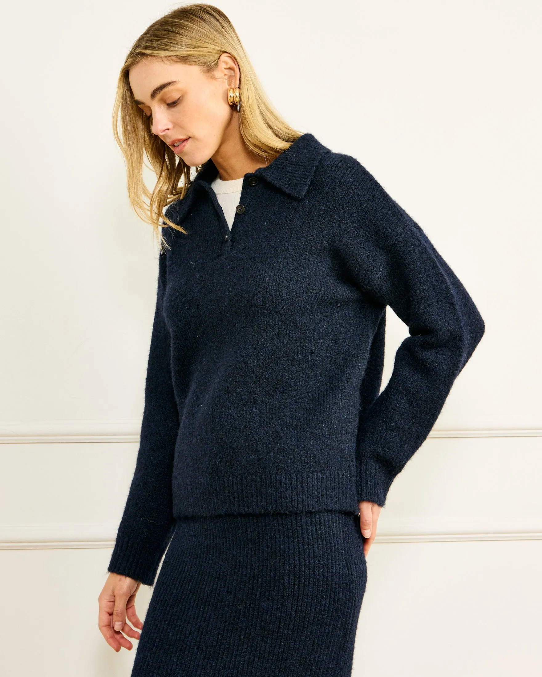 HART POLO KNIT SWEATER sold by Line & Dot product image thumbnail 3