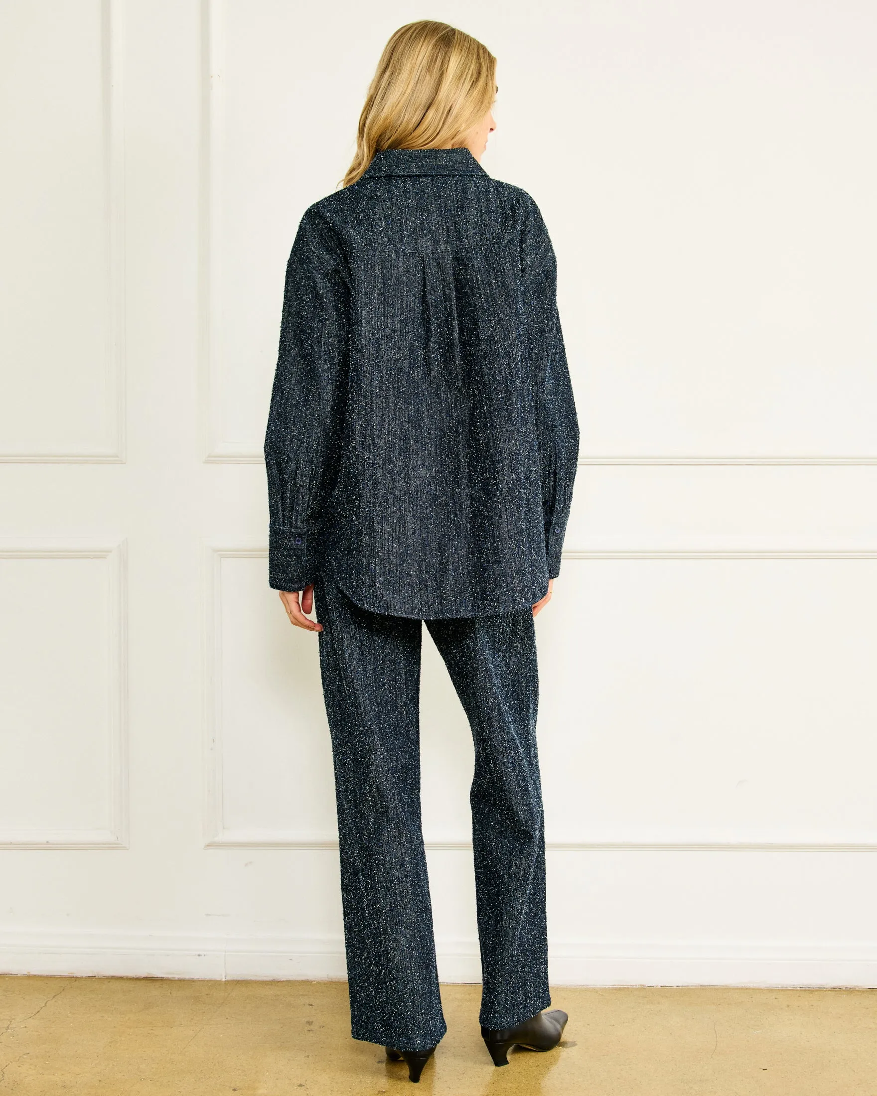 NIKKA PEBBLED DENIM PANTS sold by Line & Dot product image thumbnail 2