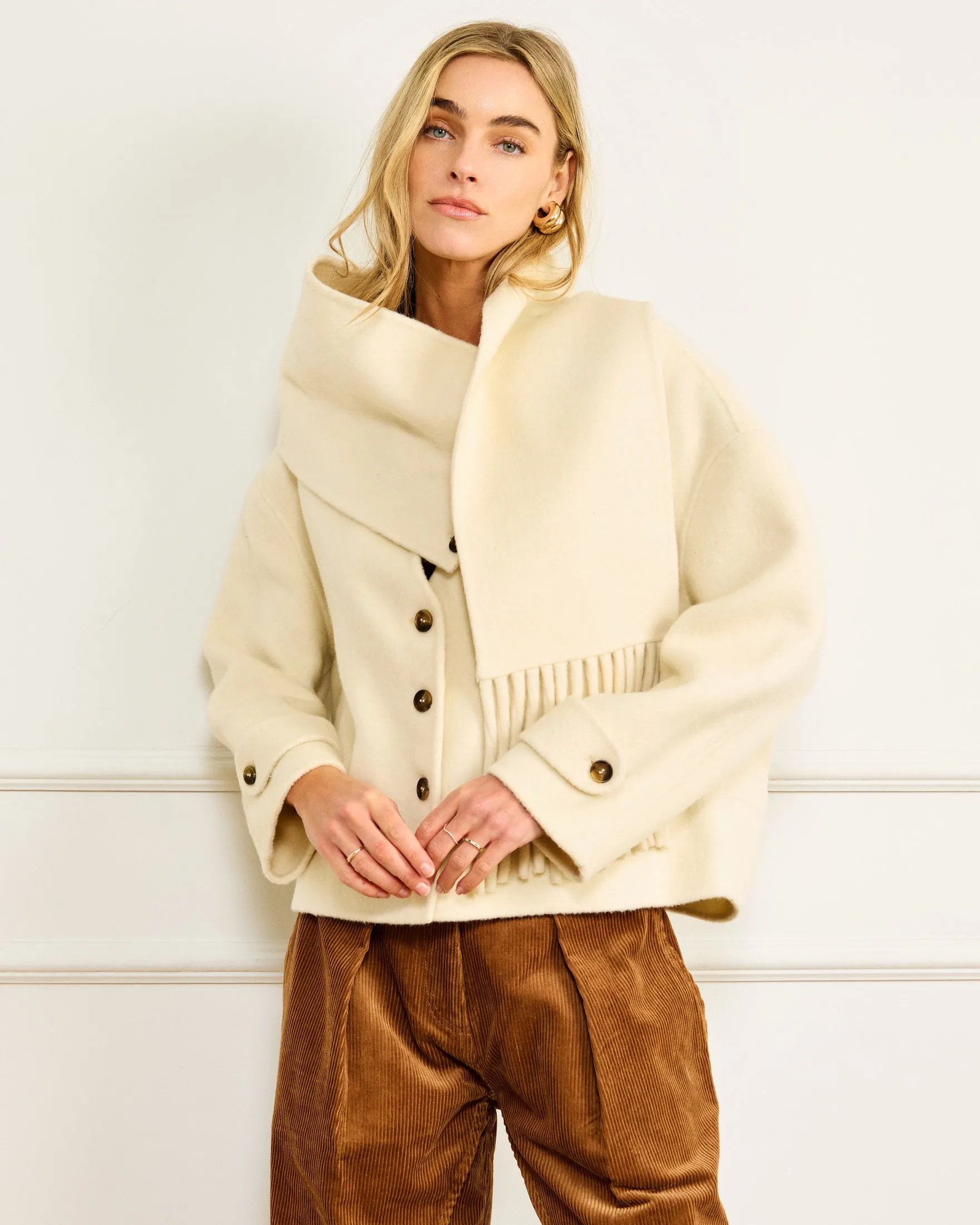 SOFIA SCARF JACKET sold by Line & Dot