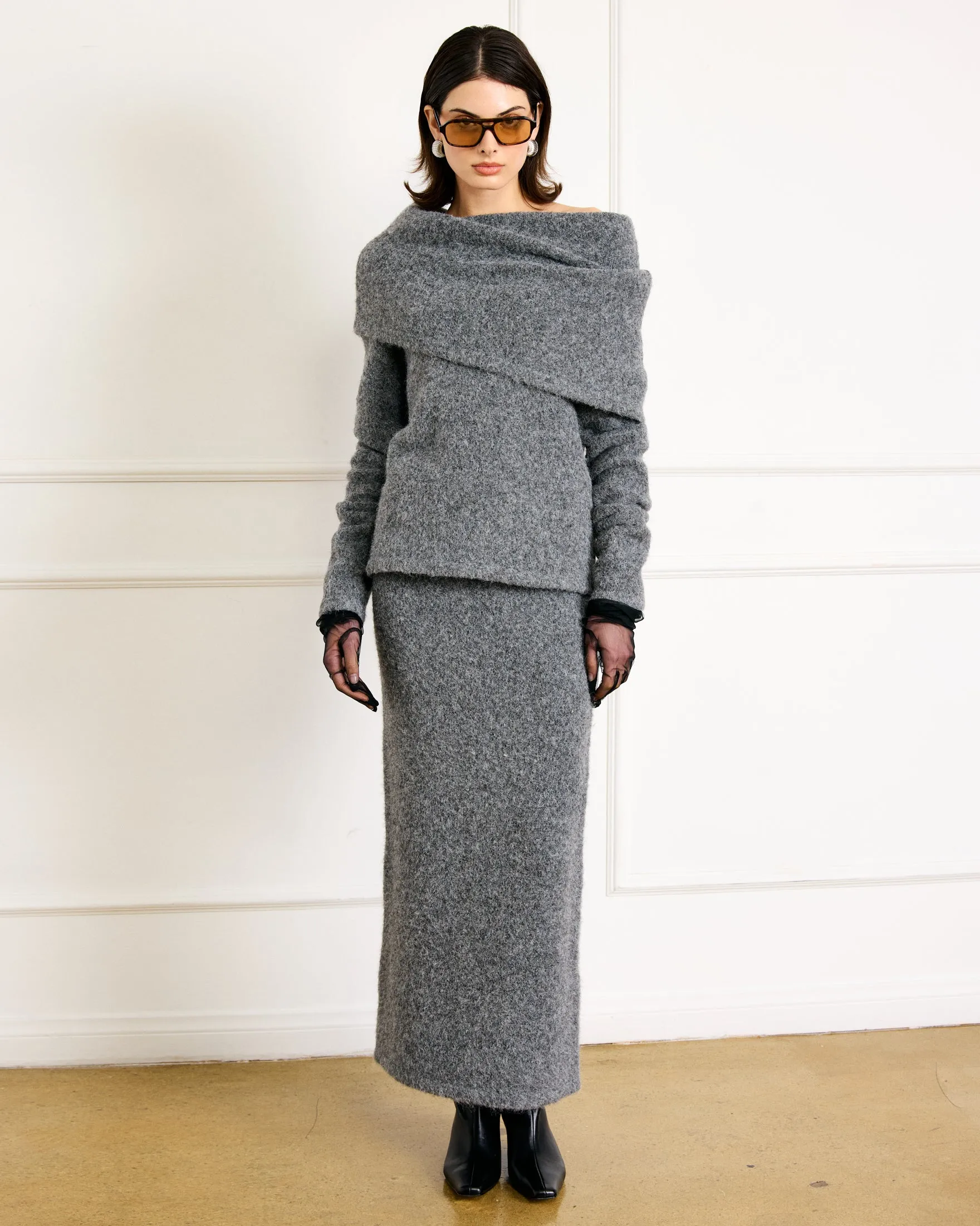 SONORA SWEATER CHARCOAL GREY sold by Line & Dot product image thumbnail 5