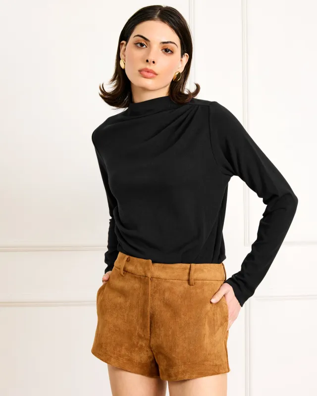 COLEY DRAPED TOP sold by Line & Dot