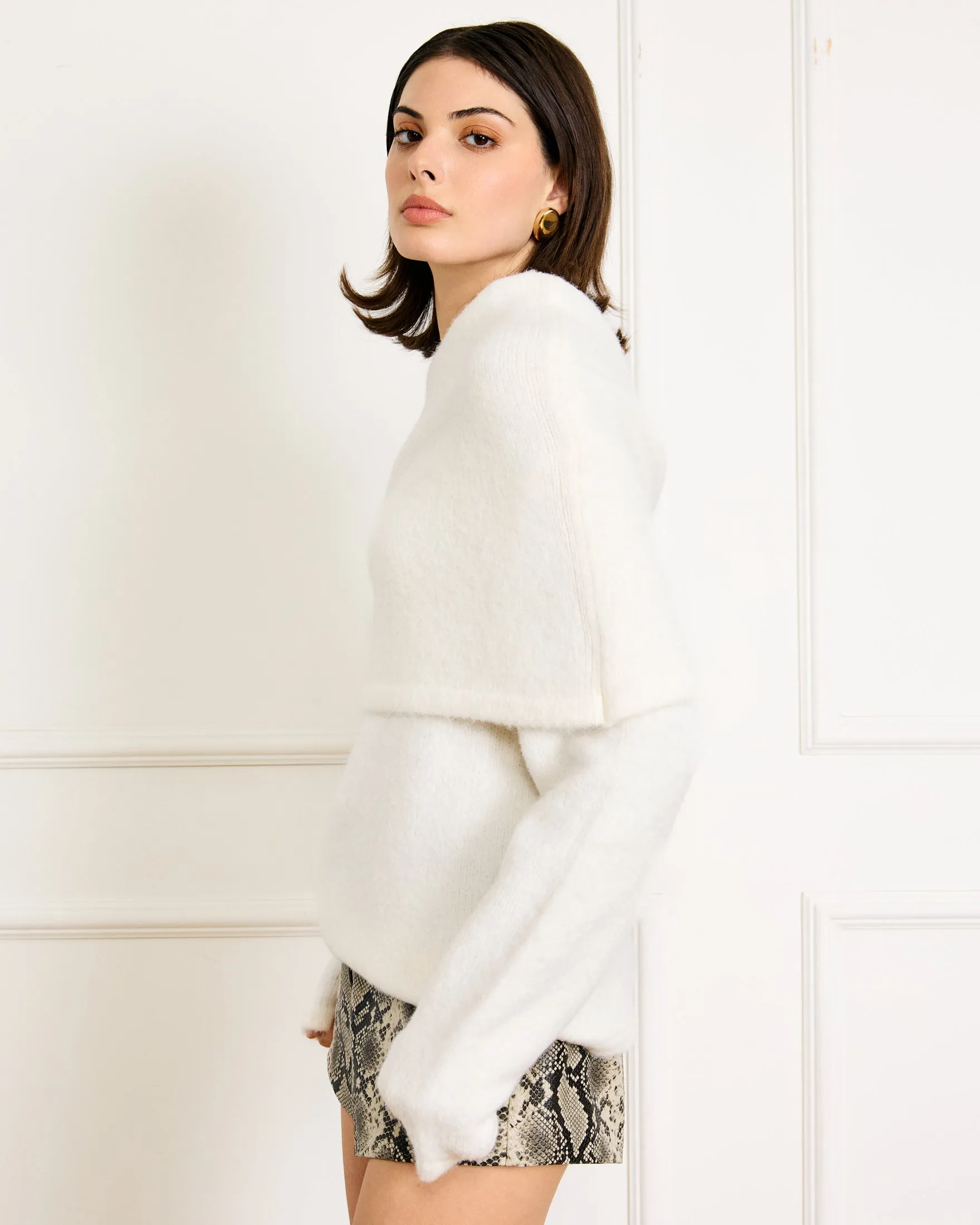 SONORA SWEATER IVORY sold by Line & Dot product image thumbnail 4